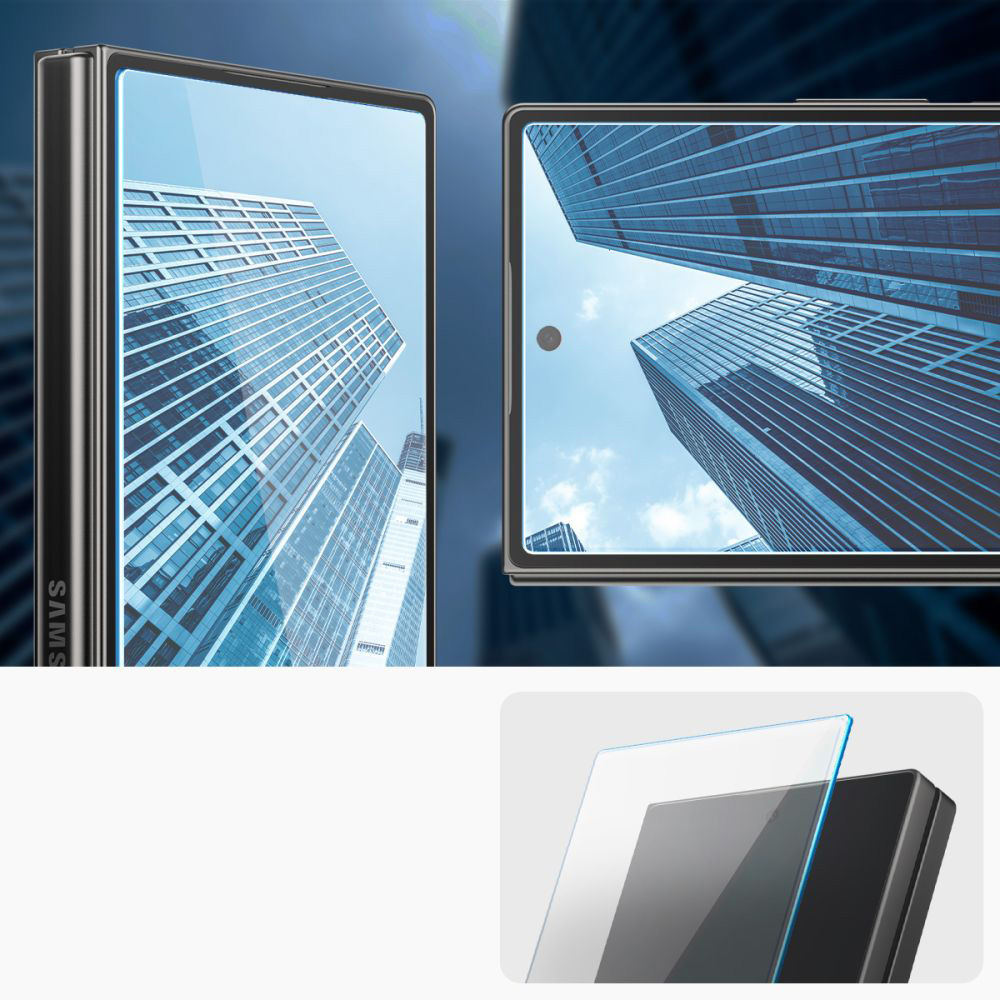 Szkło do etui + Aplikator Spigen Glas.tr EZ Fit 2-Pack do Galaxy Z Fold6